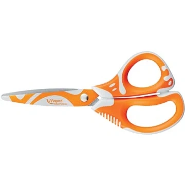 Afbeelding van Maped Schaar Zenoa Fit, 13 Cm, Asymmetrische Ogen, Op Blister