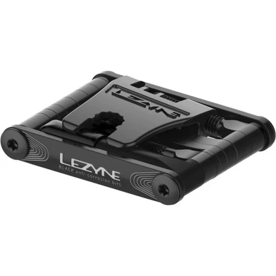 Afbeelding van Lezyne Multi Tool V Pro 17 Multitool voor fietsen Hex, Torx, Philips, Kettingbreker, Sleutel 8/10mm, 4 Spoke Wrenches, Tubeless tire plug kit Zwart