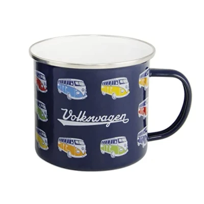 Afbeelding van VW T1 Bus Emaille Mok 500ml Parade/blauw