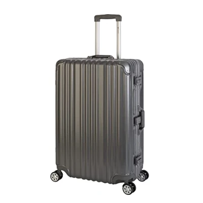 Afbeelding van Travelhouse London T1169 koffer met harde schaal, aluminium frame, verschillende maten en kleuren, goud, Großer Koffer,
