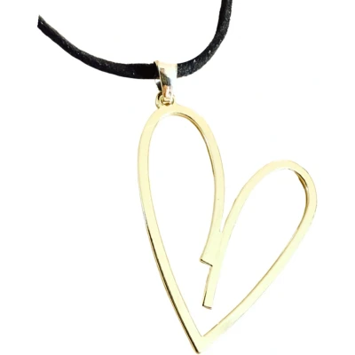 Afbeelding van Ketting goudkleurig hart Charme Bijoux