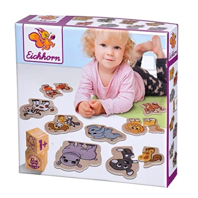 Afbeelding van Eichhorn Houten Dierenpuzzel 16 stuks