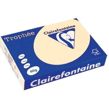 Afbeelding van Kopieerpapier Trophee A4 80gr creme 500vel