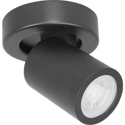 Afbeelding van Highlight Spot Oliver 1 lichts badkamer IP44 zwart