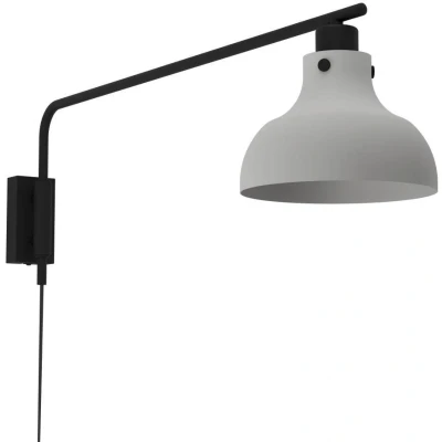 Afbeelding van EGLO Matlock Wandlamp E27 25 cm Grijs/Zwart Staal
