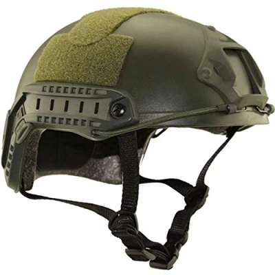 Afbeelding van haoYK Multifunctionele Sport Helm Beschermende Tactische Airsoft Paintball MH Type Snelle OD Groen