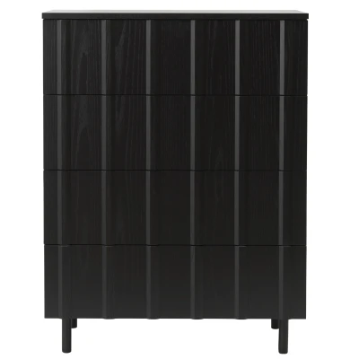 Afbeelding van Normann Copenhagen Rib Buffetkast Soft Black