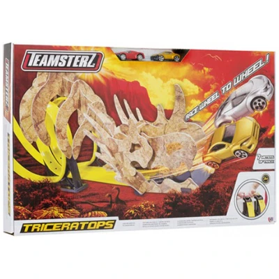 Afbeelding van HTI Teamsterz Triceratops Racebaan met 2 Auto&#039;s 7 m