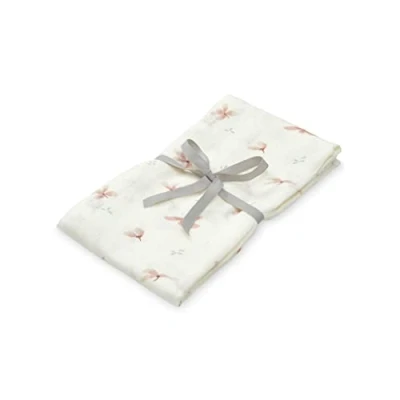 Afbeelding van Cam Copenhagen Hydrofiele doek XL Met Print doeken Windflower Creme