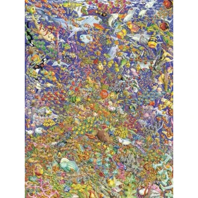 Afbeelding van Ravensburger Legpuzzel Vele Bonte Vissen, 1500st.