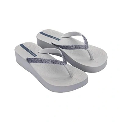 Afbeelding van Ipanema Dames Mesh Chic Plat FEM, grijs/glitter grijs, 41,5 EU, grijs glitter 41.5 EU