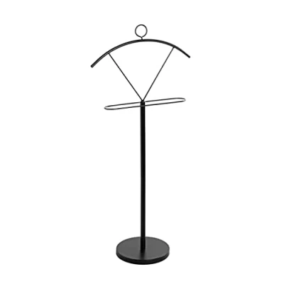 Afbeelding van HAKU Möbel valet, metaal, zwart, B 51 x D 28 H 117 cm