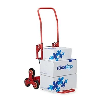 Afbeelding van Relaxdays traploper tot 50/150 kg steekwagen trap trappen steekkar universeel 2 in 1