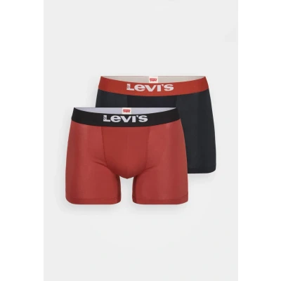 Afbeelding van Levi&#039;s MEN Solid Basic Brief 2 PACK Onderbroeken, Heren, Maat: Small, Red/black