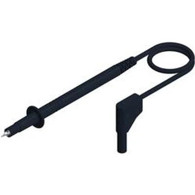Afbeelding van SKS Hirschmann PL 2600 SIL S WS Veiligheidsmeetsnoer [Banaanstekker 4 mm Testpunt] 1.00 m Zwart 1 stuk(s)