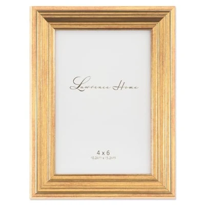 Afbeelding van Lawrence Frames Sutter gepolijste fotolijst, goud, 4x6