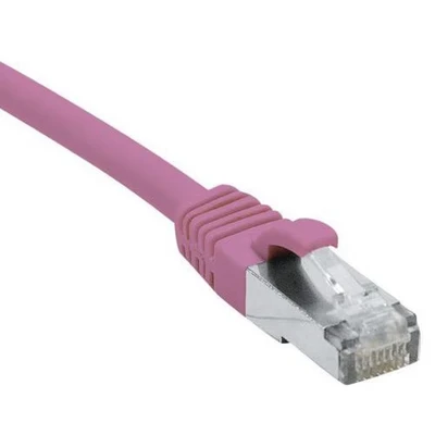 Afbeelding van Connect 1.50 m Koper RJ45 Cat.6a S/FTP LSZH Snagless Patchkabel Roze