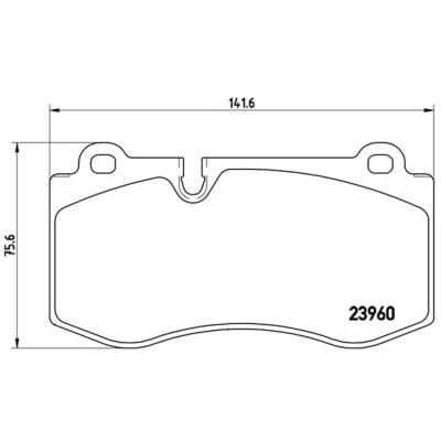 Afbeelding van Brembo Remblokset P 50 074