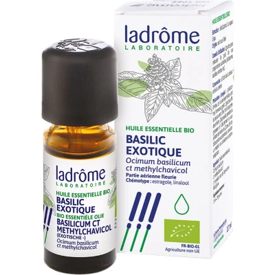 Afbeelding van Basilicum exotisch etherische olie Ladrome bio 10 ml