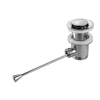 Afbeelding van Cornat TEC317415 Wastafelafvoerventiel met kiephendel, 1 1/4 inch, chroom