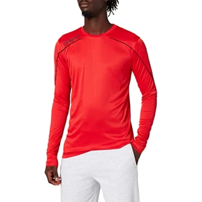 Afbeelding van Uhlsport Stream 22 Voetbalshirt Lange Mouw Kinderen Rood / Zwart Maat: 140
