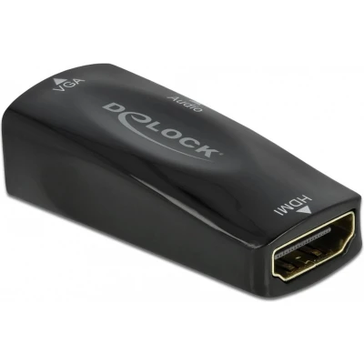 Afbeelding van Delock Adapter HDMI A female to VGA 1080p with Audio