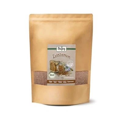Afbeelding van Biojoy BIO Lijnzaad (1,5 kg), bruin en heel, zonder toevoegingen