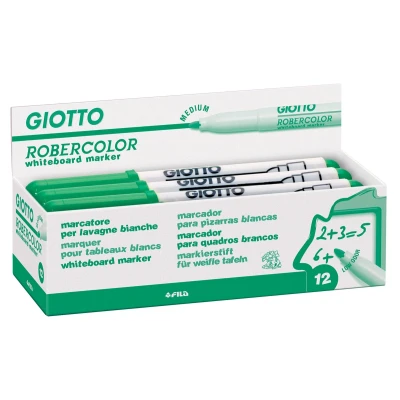 Afbeelding van Giotto Robercolor whiteboardmarker, medium, ronde punt, groen whiteboardmarker