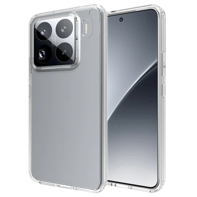 Afbeelding van Xiaomi 15 Pro Hoesje Kunststof Accezz Softcase/Backcover Transparant Telefoonhoesje Shockproof/Valbescherming