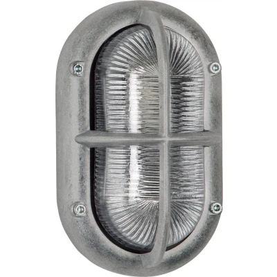 Afbeelding van Ks verlichting oculus ruw aluminium opbouw buitenlamp 6678