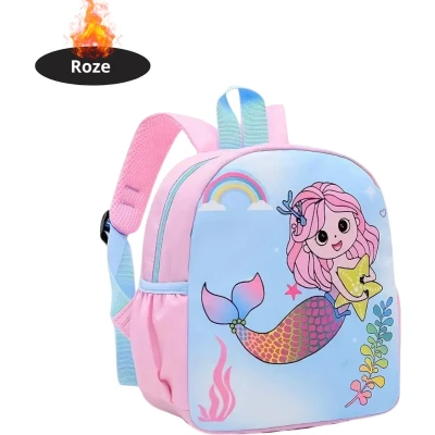 Afbeelding van Nivard Rugzak Meisje Jongens Backpack Schooltas Laptoptas Zeemeermin