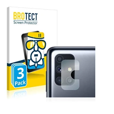 Afbeelding van BROTECT Screenprotector voor Samsung Galaxy M51 (ALLEEN Camera Lens) Folie Beschermfolie Beschermglas transparant (3 Stuks)