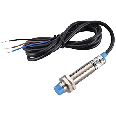 Afbeelding van Heschen Inductieve naderingsschakelaar, LJ12A3 4 Z/BX, Detector 4mm, 10 30VDC 200mA, NPN normaal open (NO), 3 draden