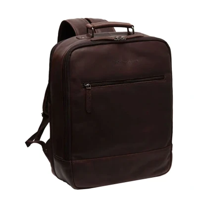 Afbeelding van The Chesterfield Brand Jamaica Rugzak bruin Laptoptas backpack