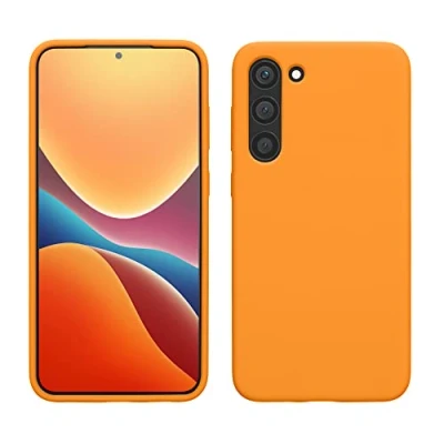 Afbeelding van kwmobile telefoonhoesje compatibel met Samsung Galaxy S23 Plus hoesje Zachte case voor smartphone Back cover in fruitig oranje