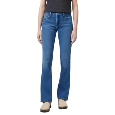 Afbeelding van Wrangler Damesjeans bootcut, bootcut fit, Camellia., 25W / 30L