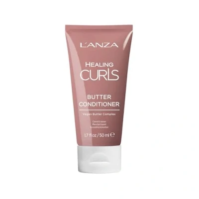 Afbeelding van L’ANZA Healing Curls Butter Conditioner Haarproduct voor Krullen, Hydrateert en Ontwart Fluweelzachte Krullen met Anti Luchtvochtigheid Formule, Sulfaat Parabeenvrij (50ml)