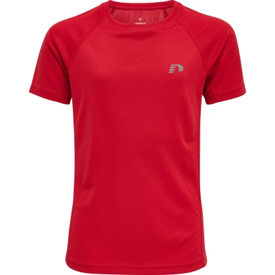 Afbeelding van Newline Running Tshirt basic voor kinderen, Maat: 152, Tango red