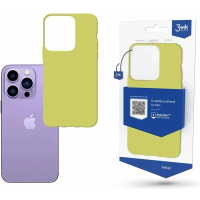 Afbeelding van Apple iPhone 14 Pro Max 3mk Matt Case lime