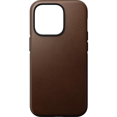 Afbeelding van Nomad Modern Leather case iPhone 14 Pro Max bruin NM01239185