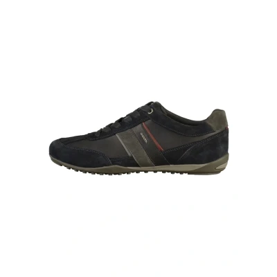 Afbeelding van Geox U Wells Sneakers laag, Heren, Maat: 42, Navy Leer