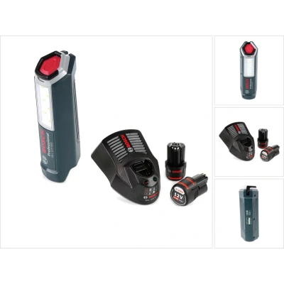 Afbeelding van Bosch Professional GLI 12V 300 acculamp + 2x GBA 2.0 Ah accu GAL 1230 lader