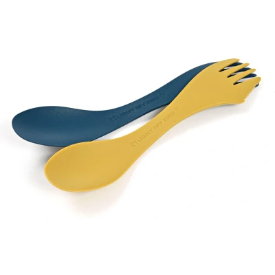 Afbeelding van Light My Fire Spork Bio Medium Bestek Musty Yellow Hazy Blue 2 pack Multicolour