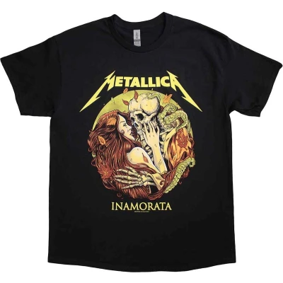 Afbeelding van Henry Tiger Metallica Inamorata Tshirt print, Heren, Maat: Small, Black