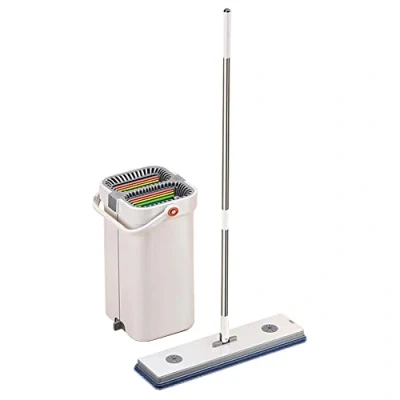 Afbeelding van JOYBOS Handmop met afdruipvlak en microvezelpads