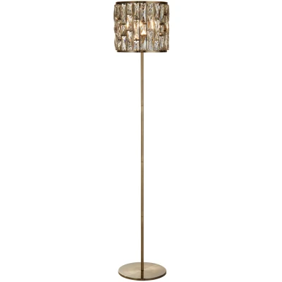 Afbeelding van Searchlight Klassieke vloerlamp Bijou goud EU6589AB