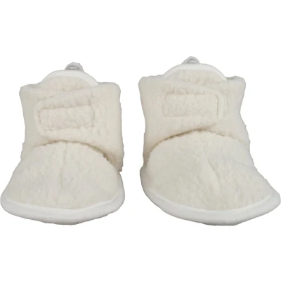 Afbeelding van Lodger Babyslofje Slipper Fleece Cloud Dancer 6 12mnd