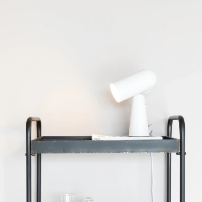 Afbeelding van Maison Bobby Tafellamp Vesper Wit