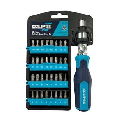 Afbeelding van Eclipse Professional Tools ERS33PS 33 delige ratel schroevendraaier set