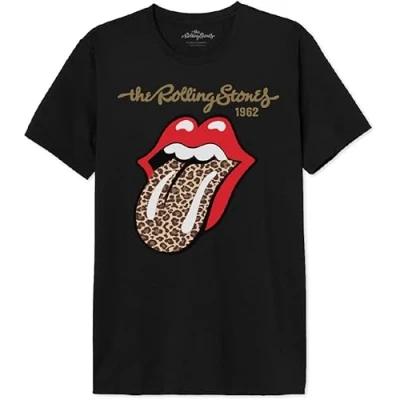 Afbeelding van T shirt The Rolling Stones Leopard Tongue